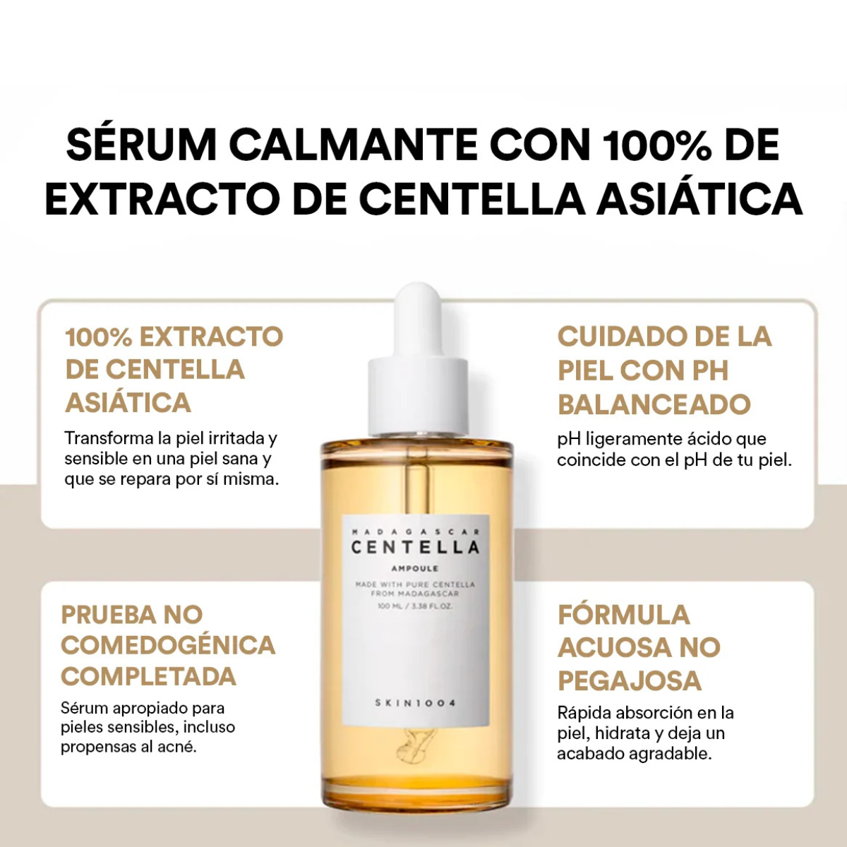 SERUM CENTELLA SK1004  || Piel más calmada y sin menos brotes