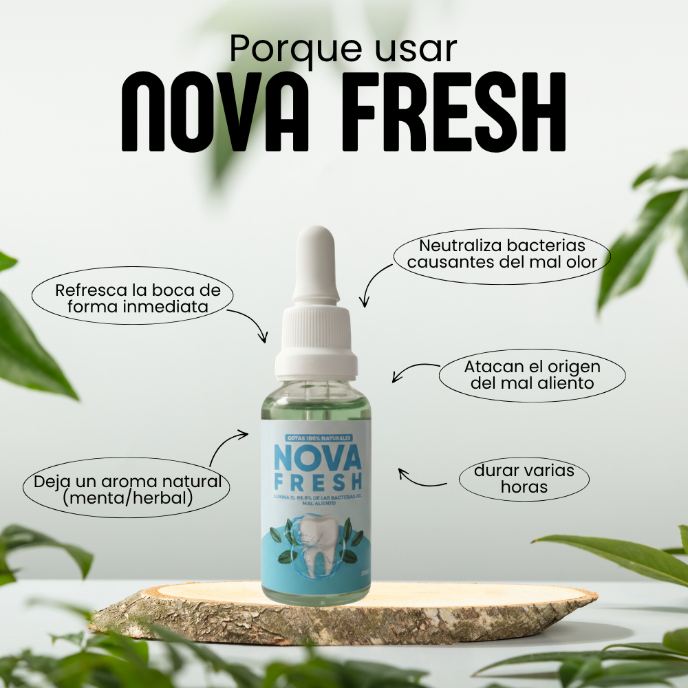 Nova Fresh – Solución inmediata contra el mal aliento